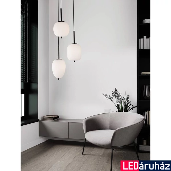 Nova Luce LATO függeszték, fehér, E14 foglalattal, max. 3x5W, 9624078