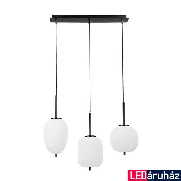 Nova Luce LATO függeszték, fekete, E14 foglalattal, max. 3x5W, 9624099