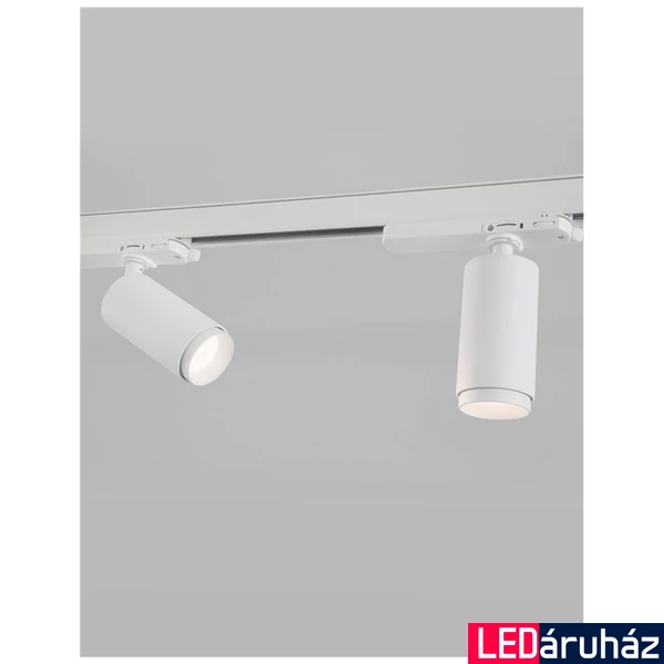 Nova Luce LAVISH 3 fázisú sínre szerelhető lámpa, fehér, 3000K melegfehér, beépített LED, 1x24W, 2295 lm, 9123142