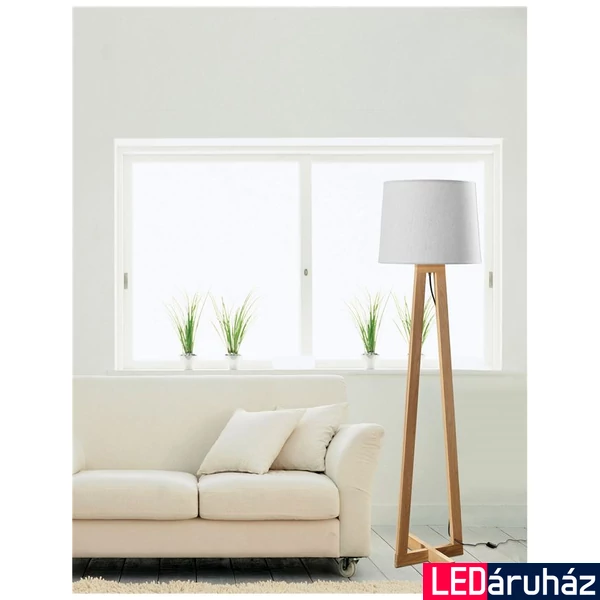 Nova Luce ALMA állólámpa, fehér, E27 foglalattal, max. 1x42W, 40202