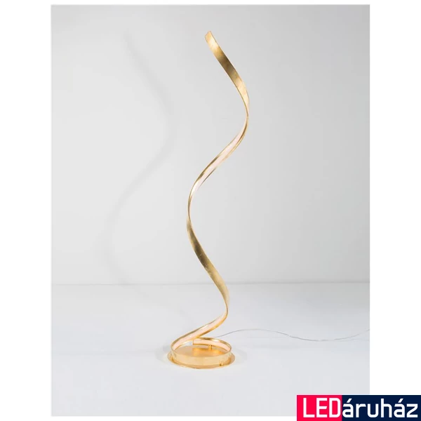 Nova Luce LEON állólámpa, matt arany, 3000K melegfehér, beépített LED, 1x28W, 1700 lm, 9512110