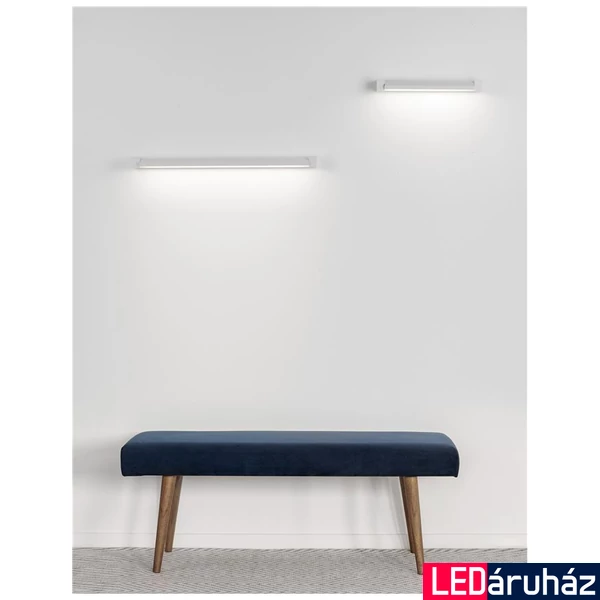 Nova Luce LINE fali lámpa, fehér, 3000K melegfehér, beépített LED, 1x12W, 901 lm, 9117312