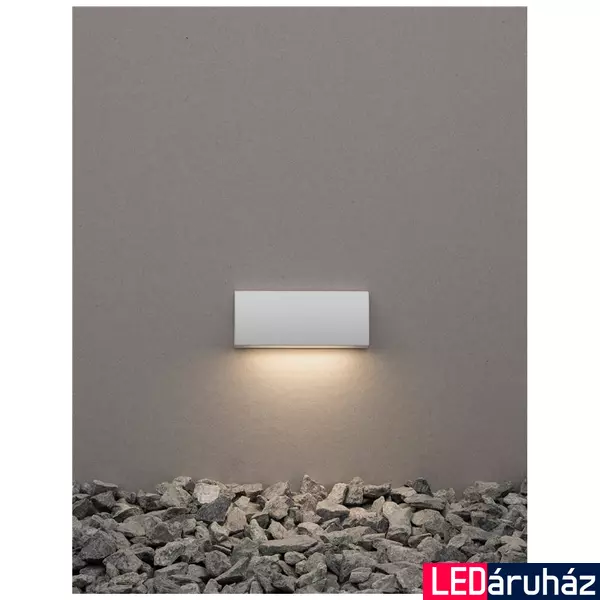 Nova Luce kültéri fali lámpa, fehér, 3000K melegfehér, max. 3W, 150 lm, 9018061
