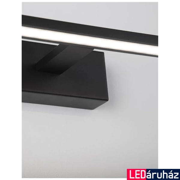 Nova Luce LIVIA fürdőszobai fali lámpa, fekete, 3000K melegfehér, beépített LED, 1x30W, 2422 lm, 9053302