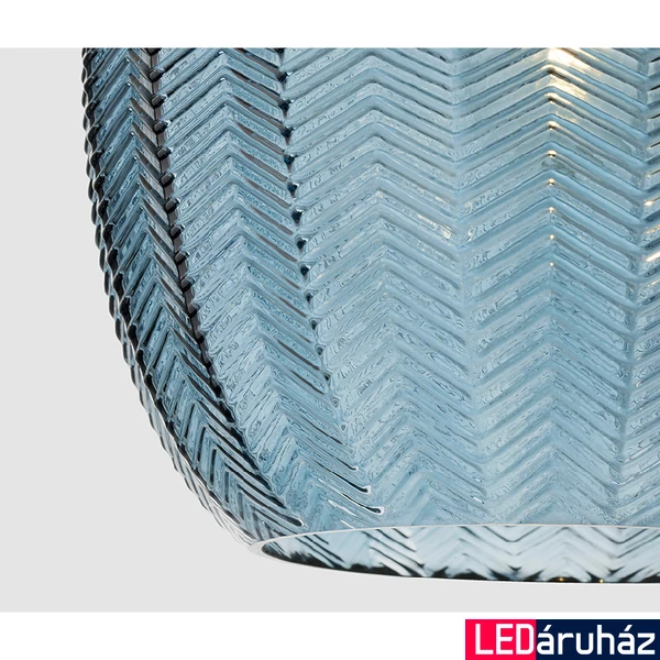 Nova Luce LONI 1 ágú függeszték, kék, E27 foglalattal, max. 1x12W, 9191243