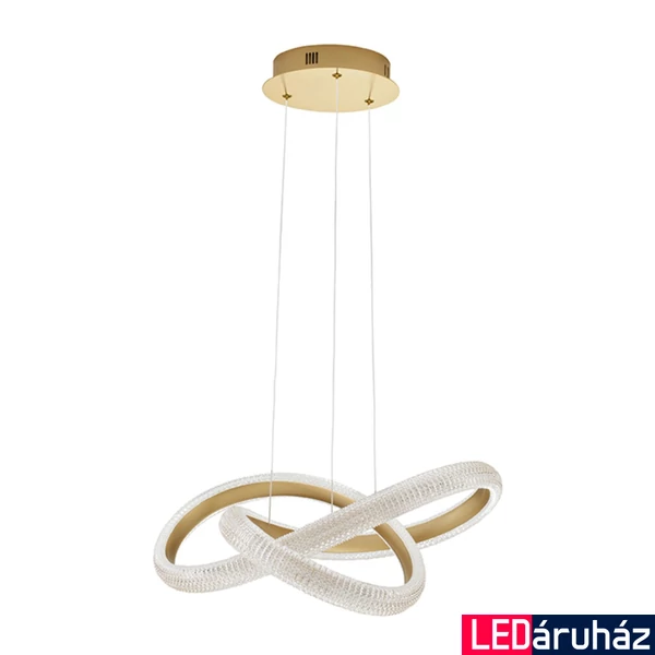 Nova Luce MEDORA függeszték, arany, 3000K melegfehér, beépített LED, 1x41W, 3600 lm, 9748155