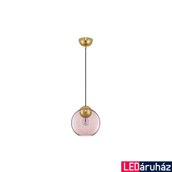 Nova Luce MIDORI függeszték, rózsaszín, E27 foglalattal, max. 1x12W, 9009243