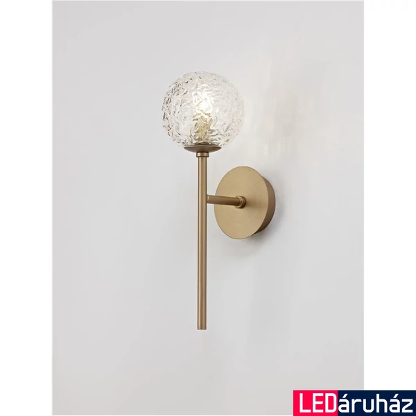 Nova Luce MIRANO fali lámpa, matt arany, G9 foglalattal, max. 1x5W, 9960271
