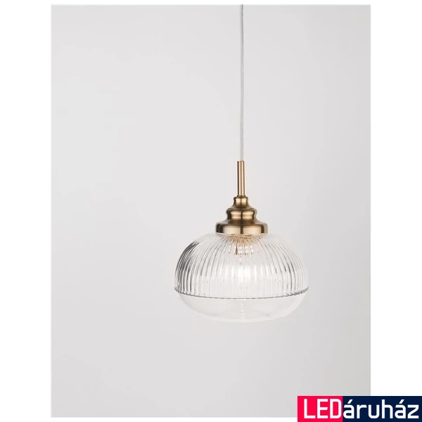 Nova Luce MOND 1 ágú függeszték, üveg, E14 foglalattal, max. 1x5W, 9738211