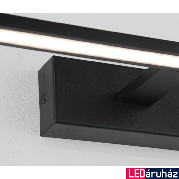 Nova Luce MONDRIAN fürdőszobai fali lámpa, fekete, 3000K melegfehér, beépített LED, 1x12W, 913 lm, 9053122