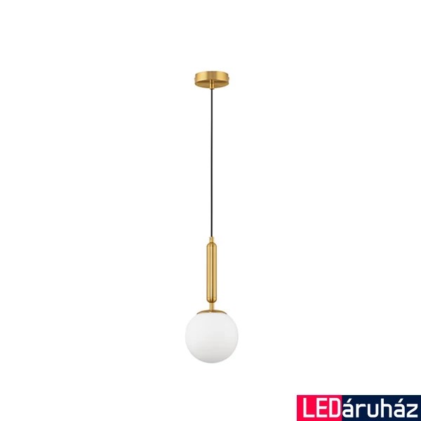Nova Luce MONET függeszték, arany, E27 foglalattal, max. 1x12W, 9080124