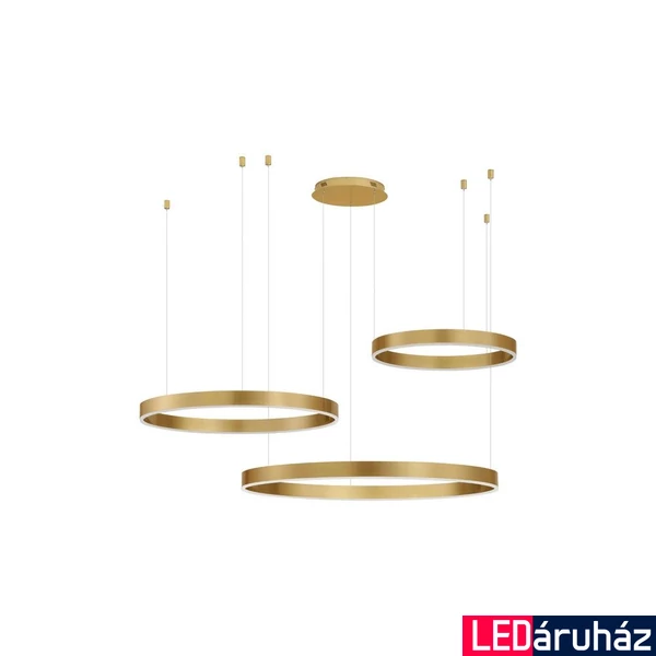 Nova Luce MOTIF függeszték, fekete, 2700K-6000K áltoztatható fehér, beépített LED, 140W, 7840 lm, 9530217