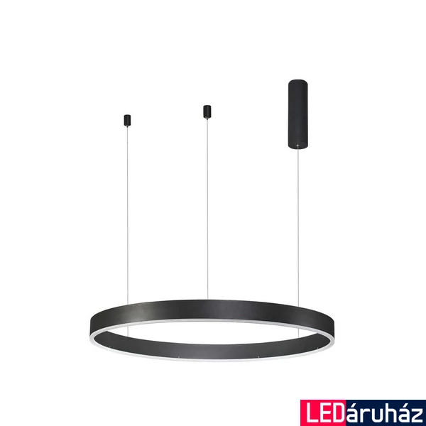 Nova Luce MOTIF függeszték, fekete, 2700K-6000K áltoztatható fehér, beépített LED, 50W, 3684 lm, 9530213