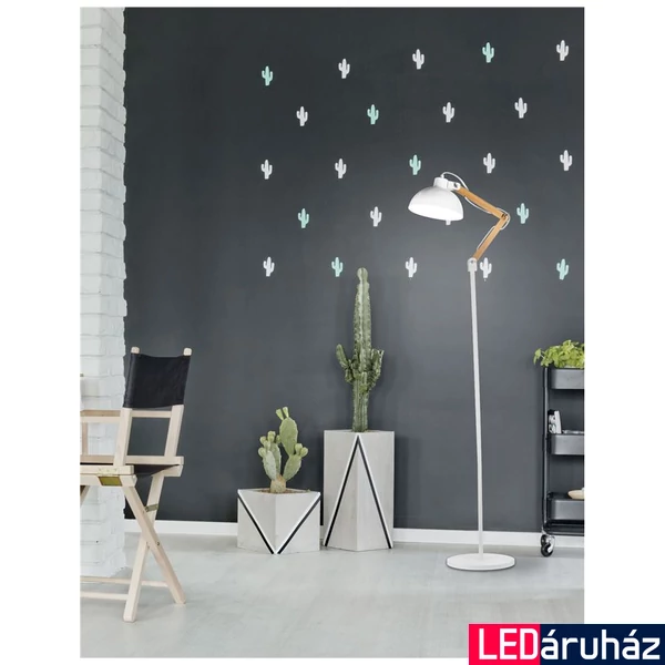 Nova Luce MUTANTI állólámpa, fehér, E27 foglalattal, max. 1x42W, 6713401