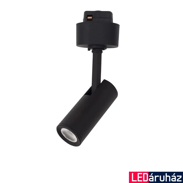Nova Luce NAP sínre szerelhető lámpa,  profile mágnes profilos sínrendszerhez, forgatható lámpafejjel, fekete, 3000K melegfehér, beépített LED, 1x5W, 340 lm, 8252039