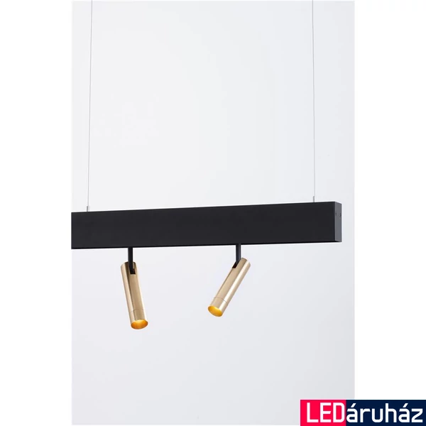 Nova Luce NAP sínre szerelhető lámpa, profile mágnes profilos sínrendszerhez, forgatható lámpafejjel, arany, 3000K melegfehér, beépített LED, 1x10W, 680 lm, 9012673