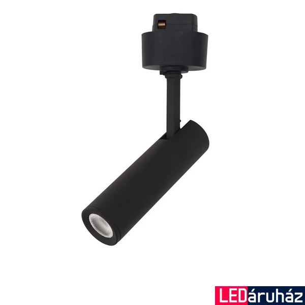 Nova Luce NAP sínre szerelhető lámpa, profile mágnes profilos sínrendszerhez, forgatható lámpafejjel, fekete, 3000K melegfehér, beépített LED, 1x10W, 680 lm, 8252029