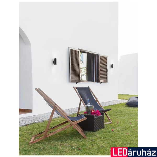 Nova Luce NODUS kültéri fali lámpa, barna, GU10 foglalattal, max. 2x35W, 773224