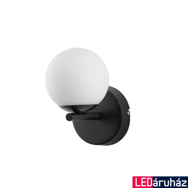 Nova Luce NUVOLE fali lámpa, fekete, 3000K melegfehér, beépített LED, 1x8W, 400 lm, 9061439