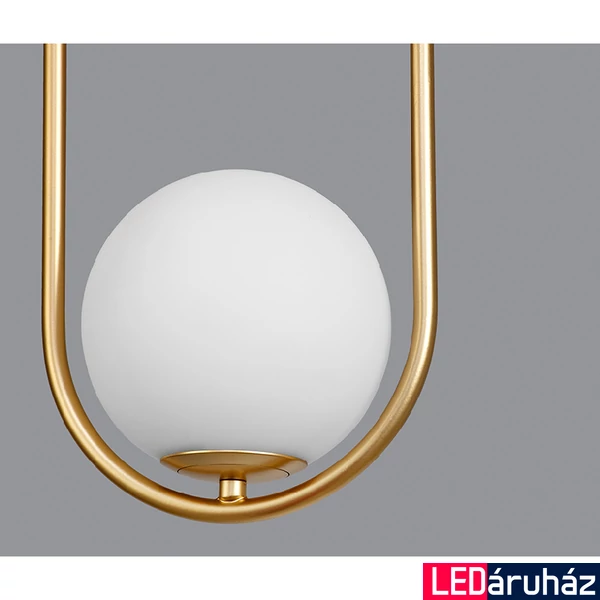 Nova Luce OBITAR 1 ágú függeszték, arany, G9 foglalattal, max. 1x5W, 9988170