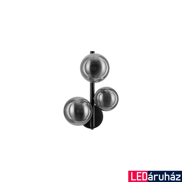 Nova Luce ODILLIA fali lámpa, szürke, G9 foglalattal, max. 3x5W, 9028861