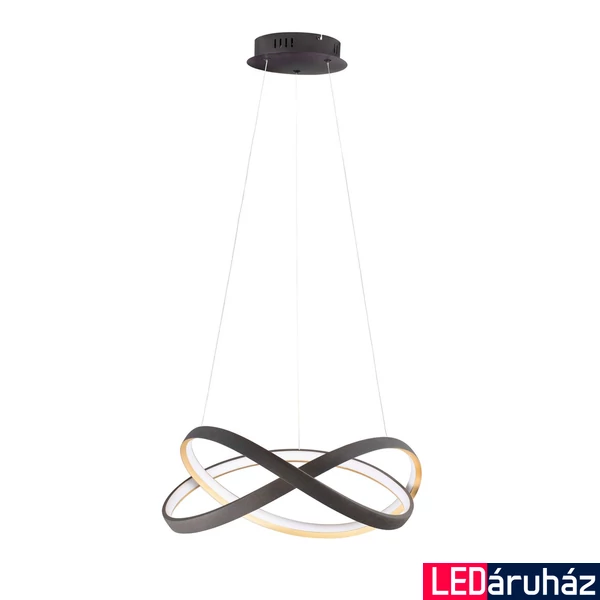 Nova Luce ODREY függeszték, fekete, 2700K melegfehér, beépített LED, 1x40W, 2033 lm, 9756717