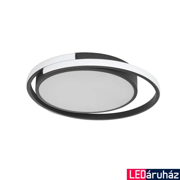 Nova Luce ODREY mennyezeti lámpa, fekete, 3000K melegfehér, beépített LED, 1x30W, 2812 lm, 9081206