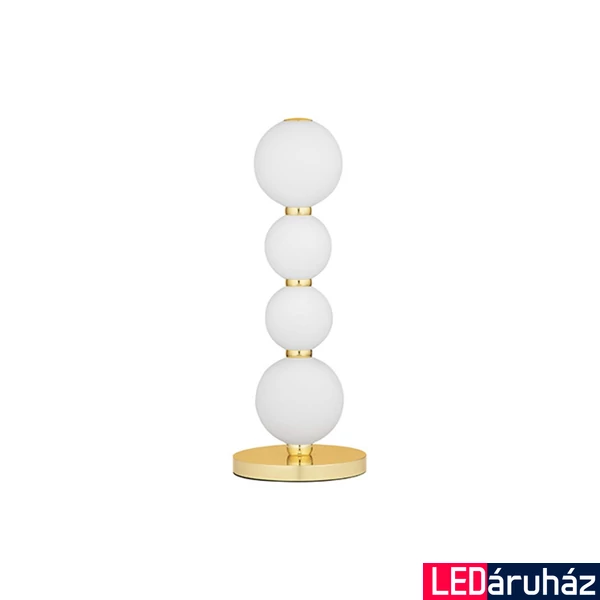 Nova Luce PERLA asztali lámpa, arany, 3000K melegfehér, beépített LED, 1x10W, 867 lm, 9695240