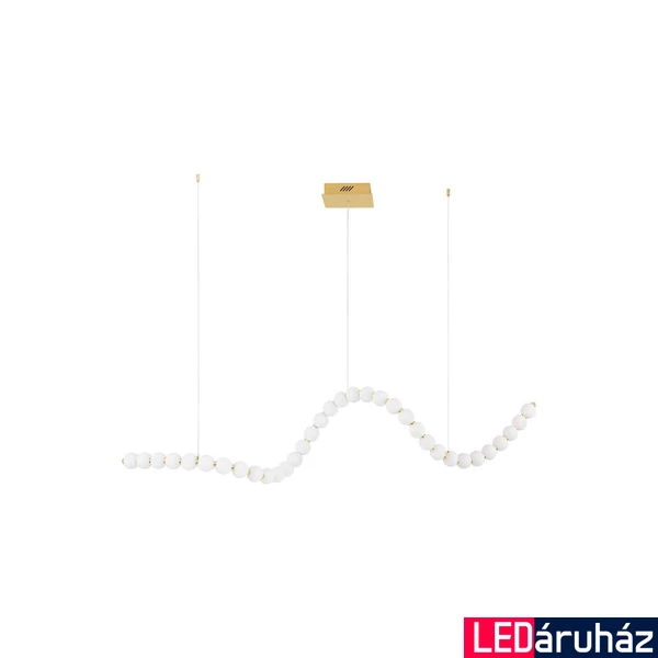 Nova Luce PERLA függeszték, arany, 3000K melegfehér, beépített LED, 98W, 5563 lm, 9695601