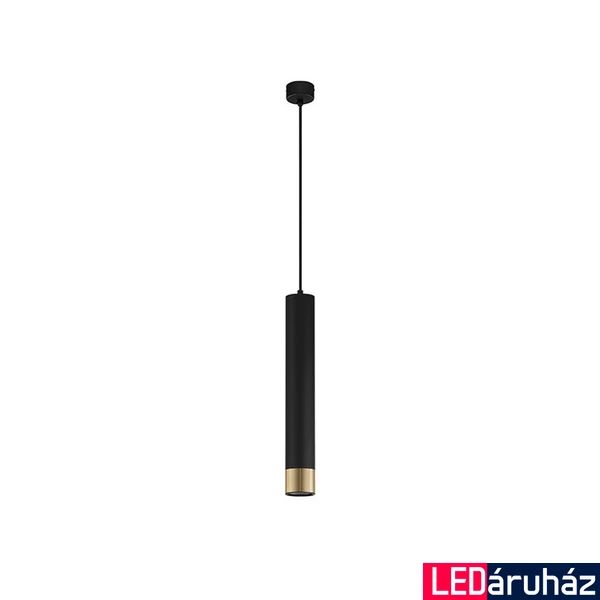 Nova Luce PICTO függeszték, fekete, arany, GU10 foglalattal, max. 1x10W, 9911530