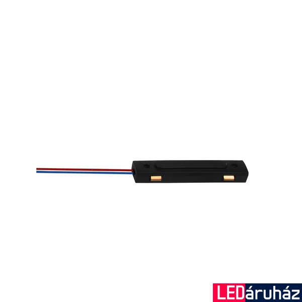 Nova Luce POWER CONNECTOR sín betáplálás, profile mágnes profilos sínrendszerhez, fekete, 9236107