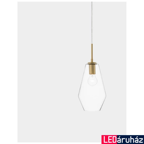 Nova Luce PRISMA 1 ágú függeszték, üveg, E27 foglalattal, max. 1x12W, 9426732