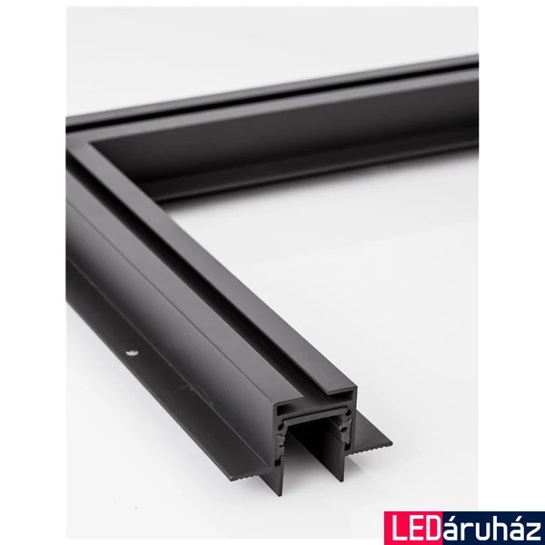 Nova Luce Q-CONNECTOR sín sarokelem, profile mágnes profilos sínrendszerhez, fekete, 9136303