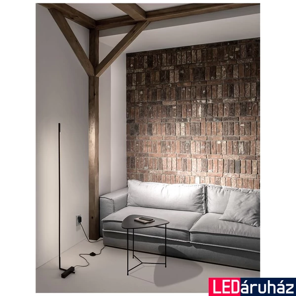 Nova Luce RACCIO állólámpa, fekete, 3000K melegfehér, beépített LED, 1x17W, 1211 lm, 9180727