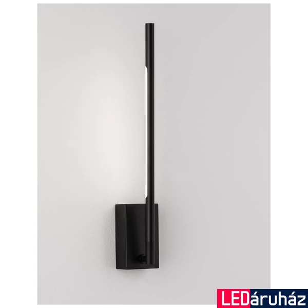 Nova Luce RACCIO fali lámpa, fekete, 3000K melegfehér, beépített LED, 1x4W, 280 lm, 9180712