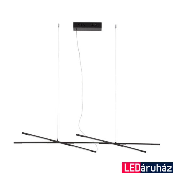 Nova Luce RACCIO függeszték, fekete, 3000K melegfehér, beépített LED, 1x30W, 2231 lm, 9695213
