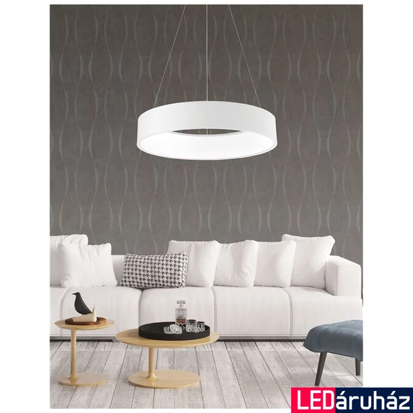 Nova Luce RANDO 1 ágú függeszték, fehér, 3000K melegfehér, beépített LED, 1x42W, 2520 lm, 6167205