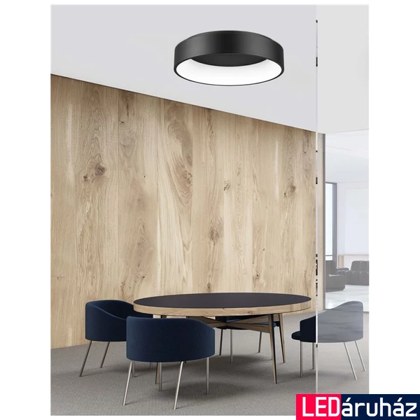 Nova Luce RANDO mennyezeti lámpa, fekete, 3000K melegfehér, beépített LED, 1x42W, 2520 lm, 6167240