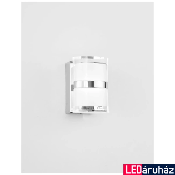Nova Luce SABIA fürdőszobai fali lámpa, króm, 3000K melegfehér, beépített LED, 1x10W, 1007 lm, 9122321