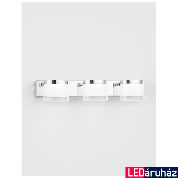 Nova Luce SABIA fürdőszobai fali lámpa, króm, 3000K melegfehér, beépített LED, 1x15W, 1620 lm, 9122331