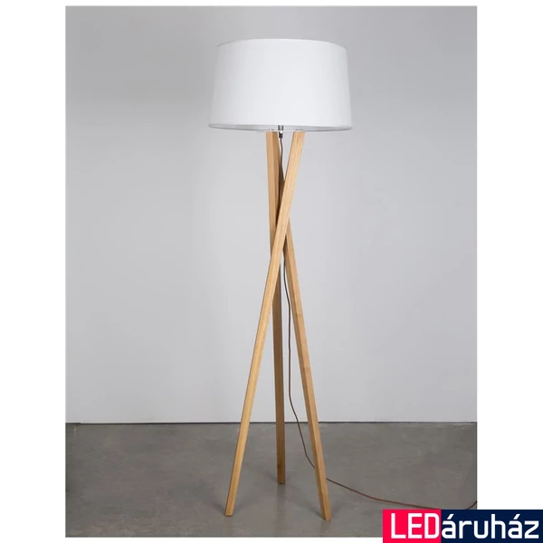 Nova Luce SALINO állólámpa, fehér, E27 foglalattal, max. 1x12W, 9145061
