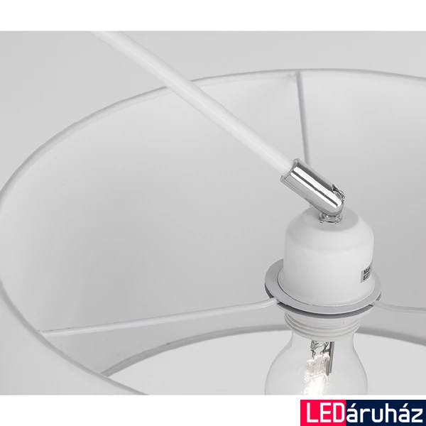 Nova Luce SAMA állólámpa, fehér, E27 foglalattal, max. 1x12W, 9401653