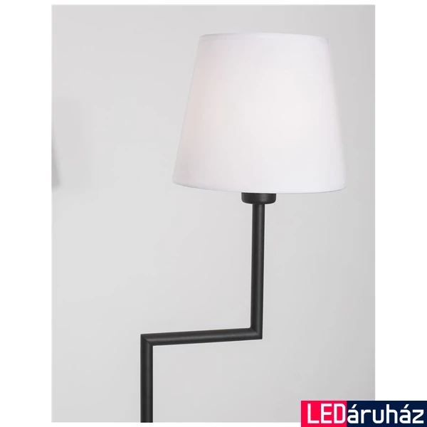 Nova Luce SAVONA állólámpa, fekete, E27 foglalattal, max. 1x12W, 9919153