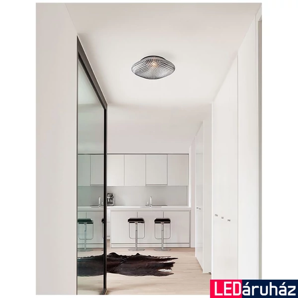 Nova Luce SENS mennyezeti lámpa, szürke, E27 foglalattal, max. 1x42W, 838124