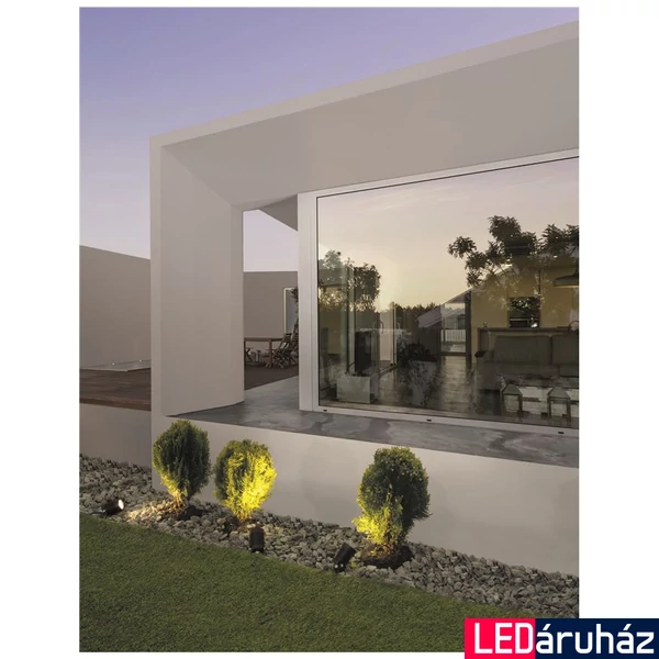 Nova Luce STAKE kültéri leszúrható lámpa, billenthető lámpafejjel, fekete, 3000K melegfehér, max. 5W, 378 lm, 9271432