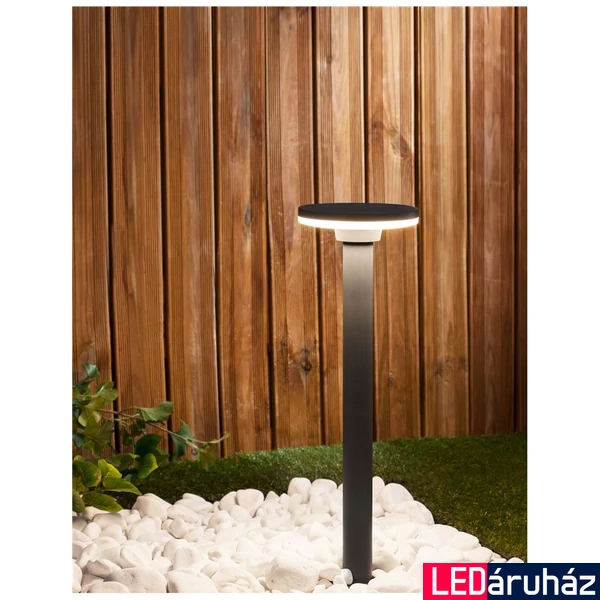 Nova Luce SUITE kültéri állólámpa, szürke, 3000K melegfehér, beépített LED, 1x12W, 480 lm, 9207167