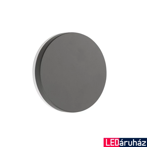 Nova Luce SUITE kültéri fali lámpa, szürke, 3000K melegfehér, beépített LED, 1x10W, 485 lm, 859438