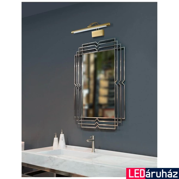 Nova Luce TIFFANY fürdőszobai fali lámpa, réz, 4000K természetes fehér, beépített LED, 1x12W, 720 lm, 9141288