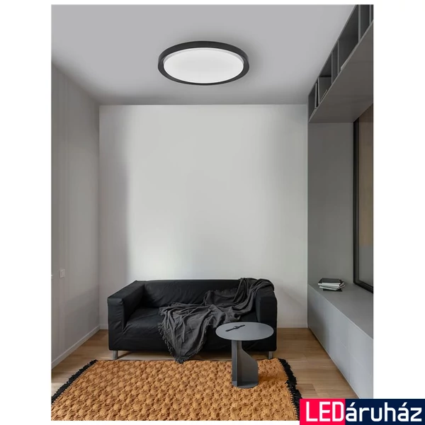 Nova Luce TROY mennyezeti lámpa, fekete, 3000K melegfehér, beépített LED, 1x50W, 2750 lm, 9053594