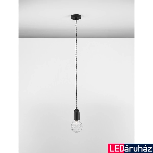 Nova Luce VEDA függeszték, fekete, G9 foglalattal, max. 1x6W, 9536417